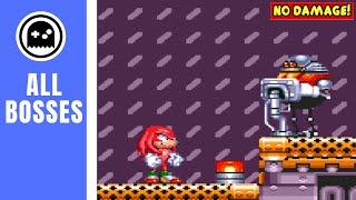 Sonic & Knuckles (SG) (Knuckles) - All Bosses - (No Damage)