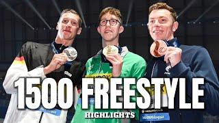 1500m Freestyle Highlights - Daniel Wiffen || Olympics 2024