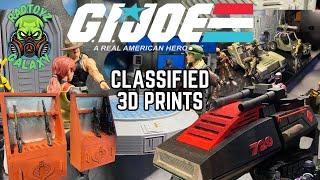 GI JOE classified 3d prints for worldbuilding