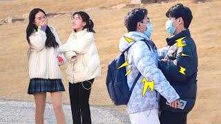 Two Men Bump into Each Other While Staring at Girls | Prank