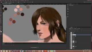 Lara Croft - Sketchbook pro + Photoshop