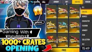 I got All Rare Bundle and Evo gun skins from crates opening 1000+ crates -Garena FreeFire