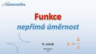 Nepřímá úměrnost - Matematika 9 ZŠ