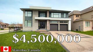 Inside a $4,500,000 Modern Mansion in Waterloo Ontario. [Exclusive Luxury House Tour]