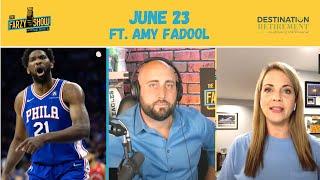 Amy Fadool on 76ers Draft/Offseason | Possible Sixers Trade? |  Phillies "Swept" by TEX | Farzy Show