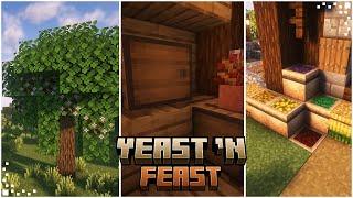 Yeast 'n Feast (Minecraft Mod Showcase) | New Crops, Farming & Mead | Fabric & Forge 1.20.1