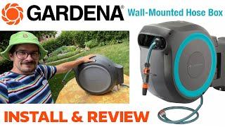 Gardena Auto Hose Reel, 100 ft Install Review