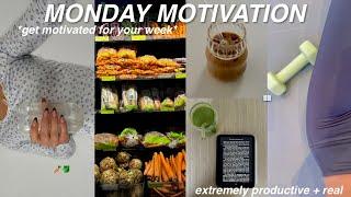 MONDAY MOTIVATION my "productive girl" routine + staying consistent with balance