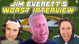 NFL "great" Jim Everett gives WORST (or 2nd-worst) interview EVER | FUSCO SHOW