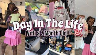 VLOG: spending $200 at @target  & ​⁠@tjmaxx    | baby girl ootd  | life with an 8 week old 