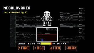 MEGALOVANIA, but extended by AI, also convert back to MEGALOVANIA