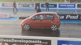 The V6 Matiz at Santa Pod