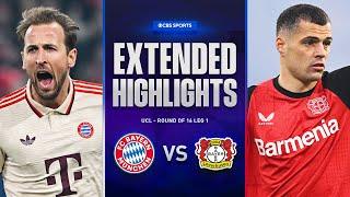 Bayern vs. Bayer Leverkusen: Extended Highlights | UCL Round of 16 Leg 1 | CBS Sports Golazo