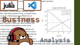 [02x02] Julia; VS Code; Supply-Demand; Mortgage; CairoMakie | 2/13 Julia Analysis for Beginners