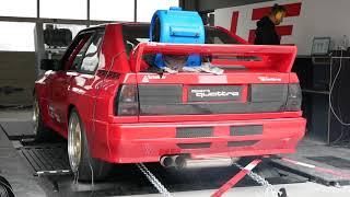 Audi Sportquattro Dyno run with 2.0 bar