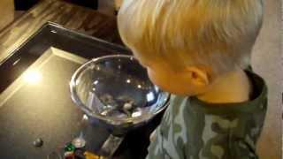 Treasure Table - Metal Detecting finds display - Where We Put the Good Stuff