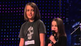 6 Year Old Aaralyn Scream Her Original Song, Zombie Skin   Americas Got Talent