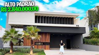 VENDIDA! Casa térrea de alto padrão a venda, com 264m2 de área construída e 4 suítes