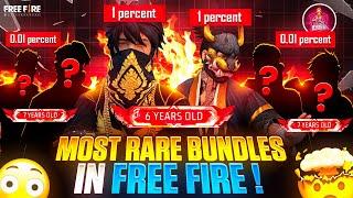 2017 FREE FIRE OLDEST AND RAREST BUNDLE  Free Fire Player's Mutch Watch | We R Gamers