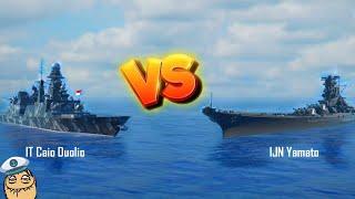 IT Caio Duilio VS IJN Yamato Siapa Yang Menang | Modern Warships Online gameplay