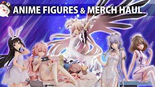 unboxing a grail and pretty figures || anime figure & merch haul