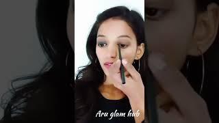 Very easy eye makeup tutorial for beginners #shorts#youtube#makeup#tutorial#eyemakeup