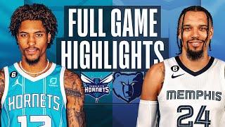 HORNETS at GRIZZLIES | NBA FULL GAME HIGHLIGHTS | November 4, 2022