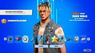 HOW TO GET JUICE WRLD SKIN FREE IN FORTNITE