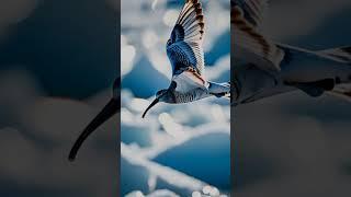  The Bird That Flies Nonstop for Days! ️ #bartailedgodwit #birds #birdfact