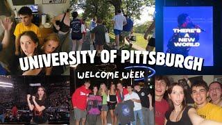 welcome week vlog | University of Pittsburgh