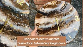 Resin wall clock full detailed tutorial for beginners | Step by step