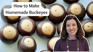 How to Make Buckeyes - Favorite Christmas Candy Recipe! Only 5 Ingredients!