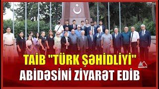  TAİB "Türk Şəhidliyi" abidəsini ziyarət edib