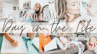 GET IT ALL DONE DAY IN THE LIFE WITH A LARGE FAMILY // Homeschool, Homemaking, & Errands