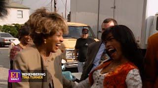 Angela Bassett and Tina Turner on the set of What's Love Got to Do With It (1993) new footage