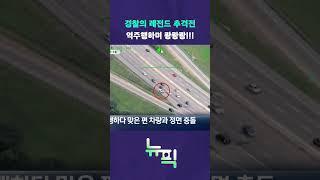 영화 아닌 실제 추격 현장입니다 #뉴픽