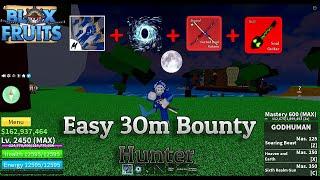 The Best Combo Portal Fruit | Bounty Hunting Easy 30M | God Human + Portal + CDK | Blox Fruits