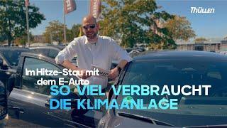 Mit dem E-Auto im Sommerstau - wie viel Akkuleistung "frisst" die Klimaanlage?