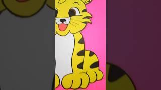  Cute tiger  #shortsviral #youtubeshort #artandcraft