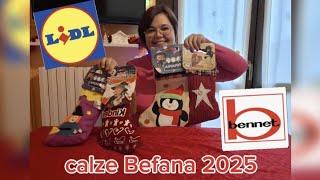 Apro 4 Calze della Befana  Lidl&Bennet                            #befana #calze #calzebefana #lidl