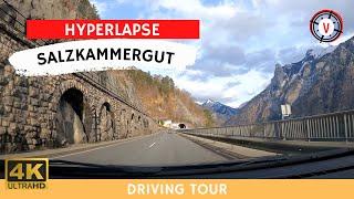 Austria  Epic Music Driving  Lake & Mountain Views in Hyperlapse Mode (4K Video)