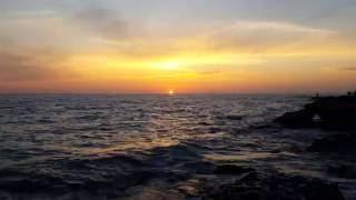 Закат солнца. Каспийское море. Sunset. Caspian Sea. UHD (4K). Aktau 2016 - 1 Minute Story NS