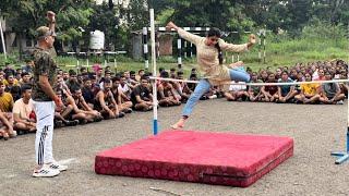 Indian Army High Jump Practice | INDORE PHYSICAL ACADEMY | 9770678245