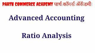 Advanced Accounting Ratio Analysis