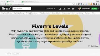 Fiverr Tutorial 01|| Sign Up For Your Fiverr Account