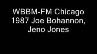 WBBM-FM Chicago 1987 Joe Bohannon and Jeno Jones.wmv