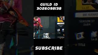 INTRODUCING MY GUILD GUILD LEADER GRANDMASTER  AND V BADGE PLAYERS#shorts #gaming #freefire #vbadge