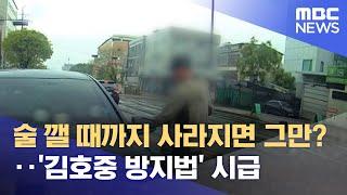 술 깰 때까지 사라지면 그만?‥'김호중 방지법' 시급 (2024.05.24/뉴스투데이/MBC)