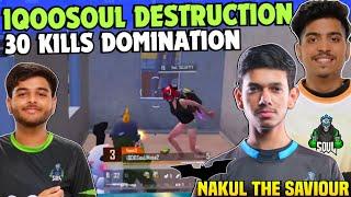 iQOOSouL 30 Finishes Domination  Nakul The Saviour  SouL Ninja & Saumay on Fire  Team SouL 