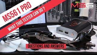 Tester for diagnostics of electric power steering units MS561 PRO: questions and answers